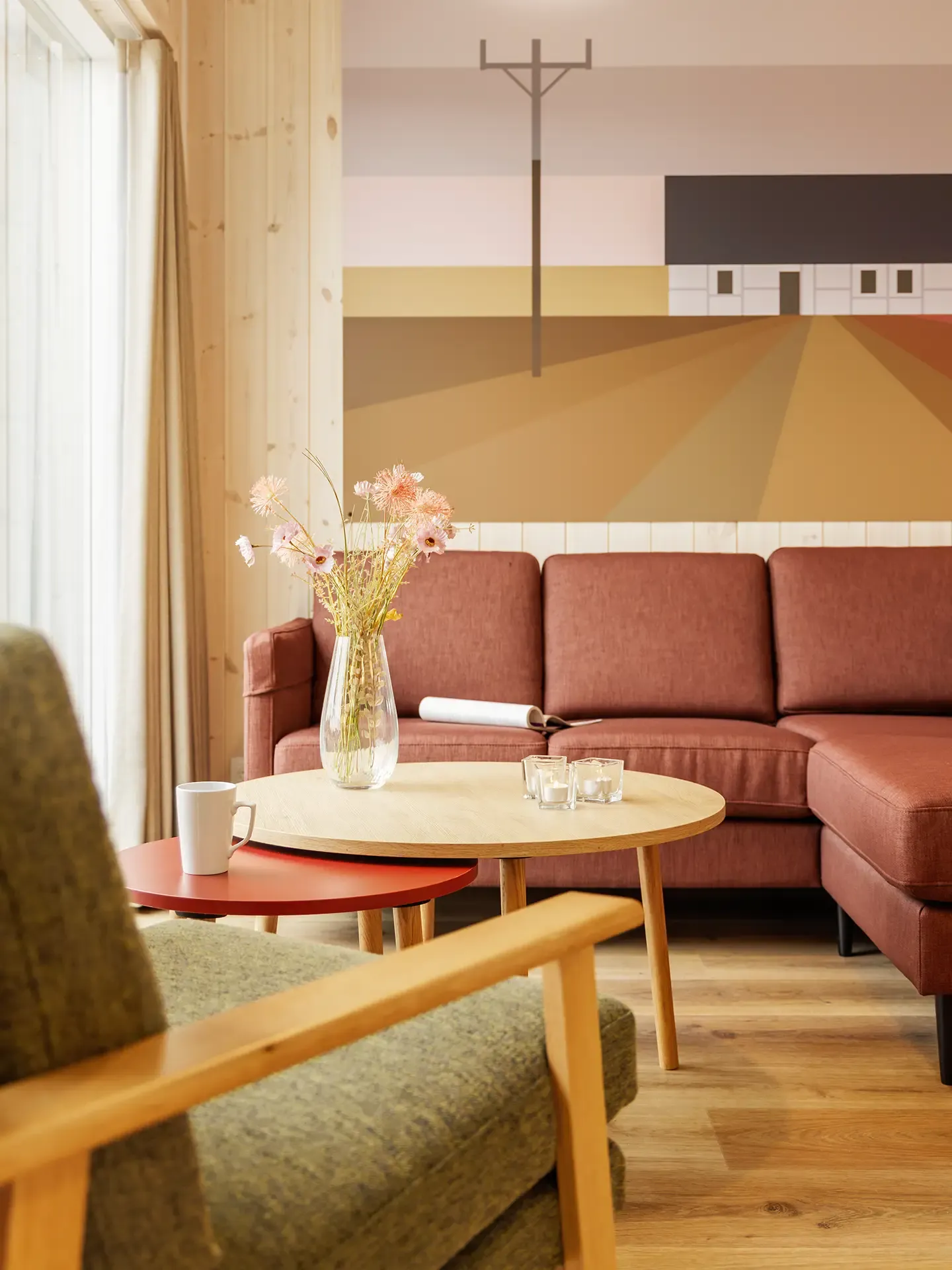 FF&E soft seating solution designed for durability and comfort in a resort living environment at Nordborg Resort.